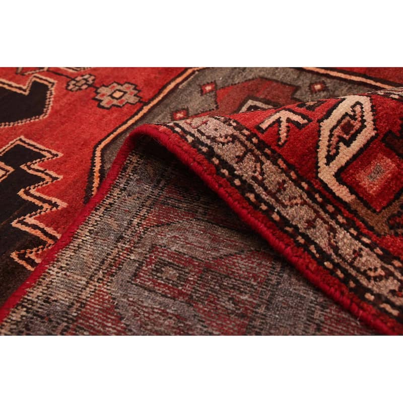ECARPETGALLERY Hand-knotted Konya Anatolian Black, Red Wool Rug - 4'3 x 6'8
