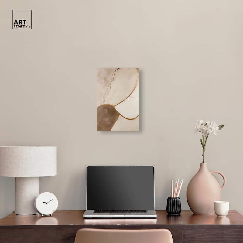 Taupe Terrain I Canvas by Art Remedy, Gallery Wrapped