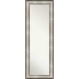 Non-Beveled Full Length On The Door Mirror - Imperial Frame - Outer Size: 19 x 53 in