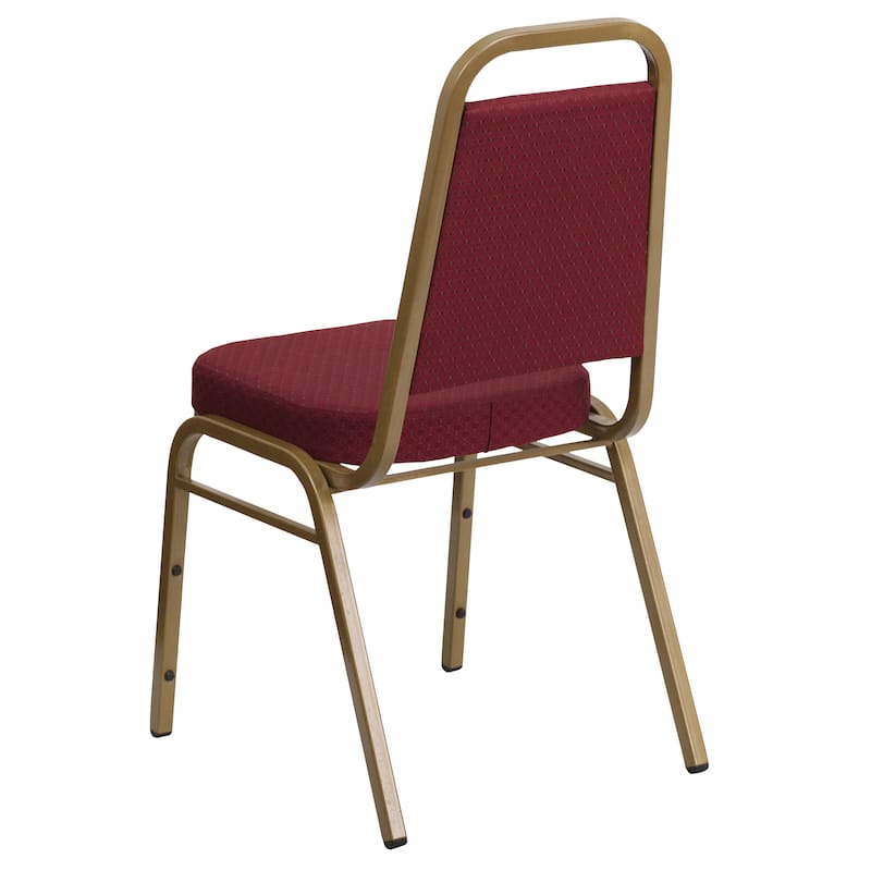 4 Pack Trapezoidal Back Stacking Banquet Chair - 20.25"D x 17.5"W x 36"H