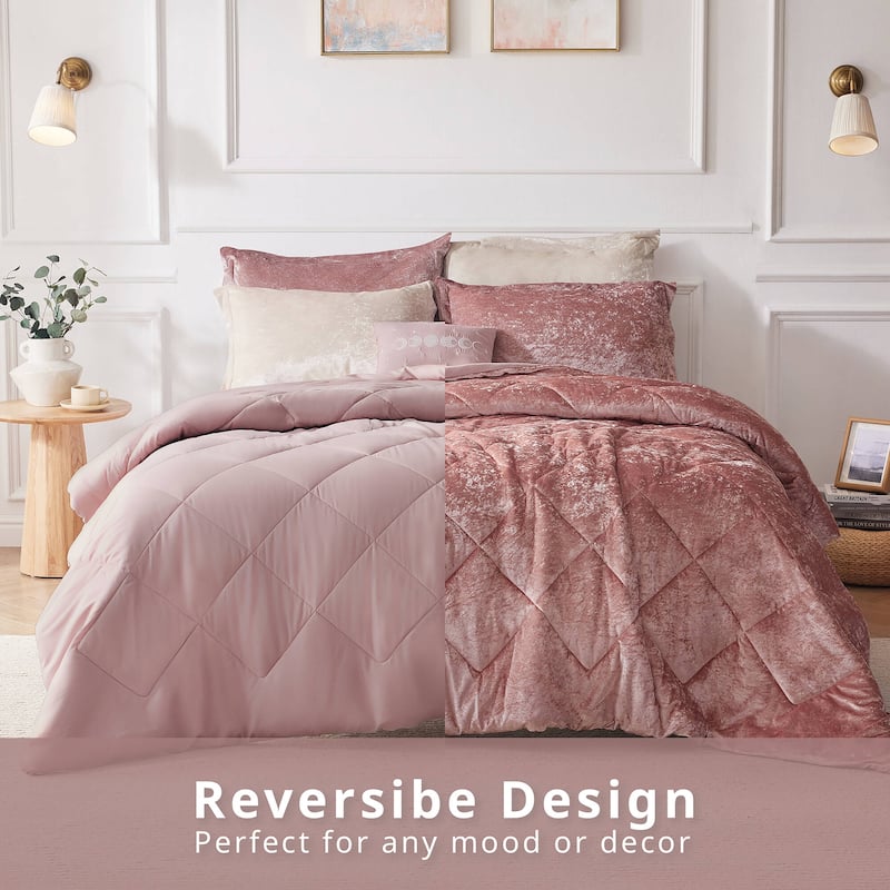 Intelligent Design Isabel Velvet Comforter Set