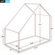 preview thumbnail 5 of 4, Roof Design Metal House Bed Frame for Kids