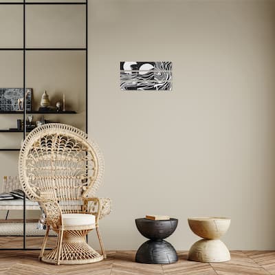 Wynwood Studio Canvas Abstract Noir Tide Set Black and Wall Art Canvas Print