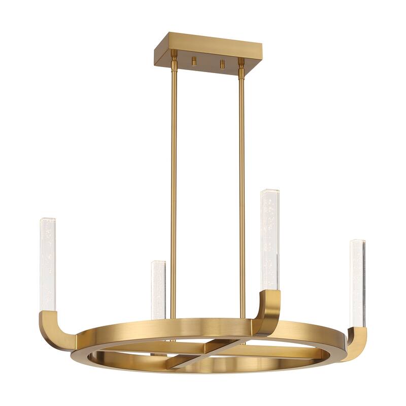 Savoy House 1-2508-4 Del Mar 4 Light 30" Wide LED Ring Chandelier