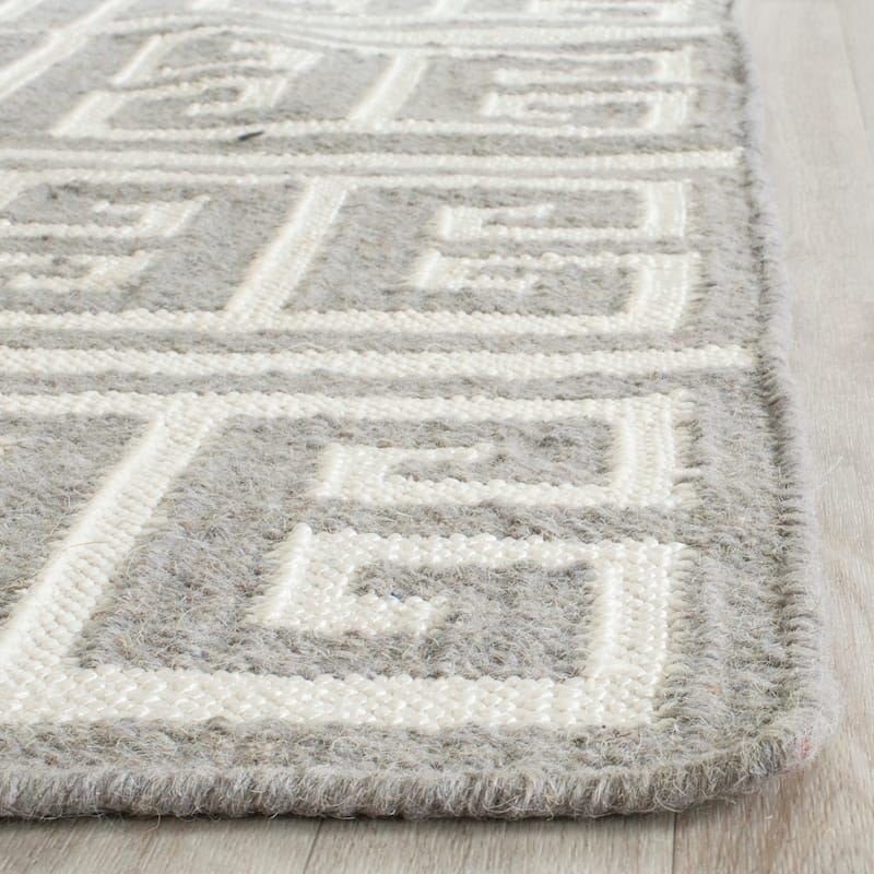 SAFAVIEH Handmade Flatweave Dhurries Oliga Modern Wool Rug