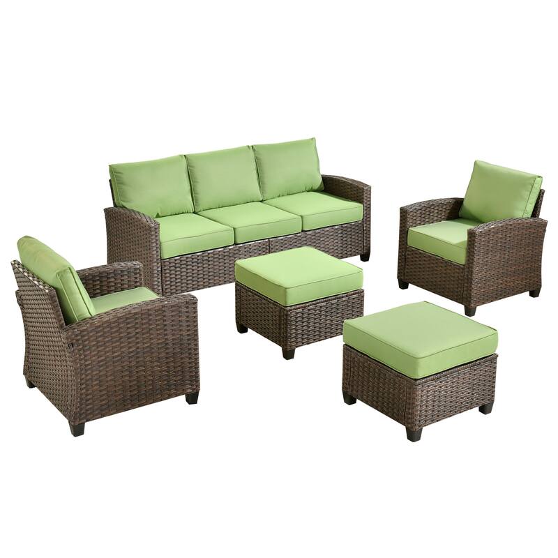 XIZZI 5-piece Patio Furniture Conversation Seating Set