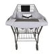 preview thumbnail 1 of 3, Boppy Compact Antibacterial Shopping Cart Cover, Heathered Gray - Heathered Gray Heathered Gray