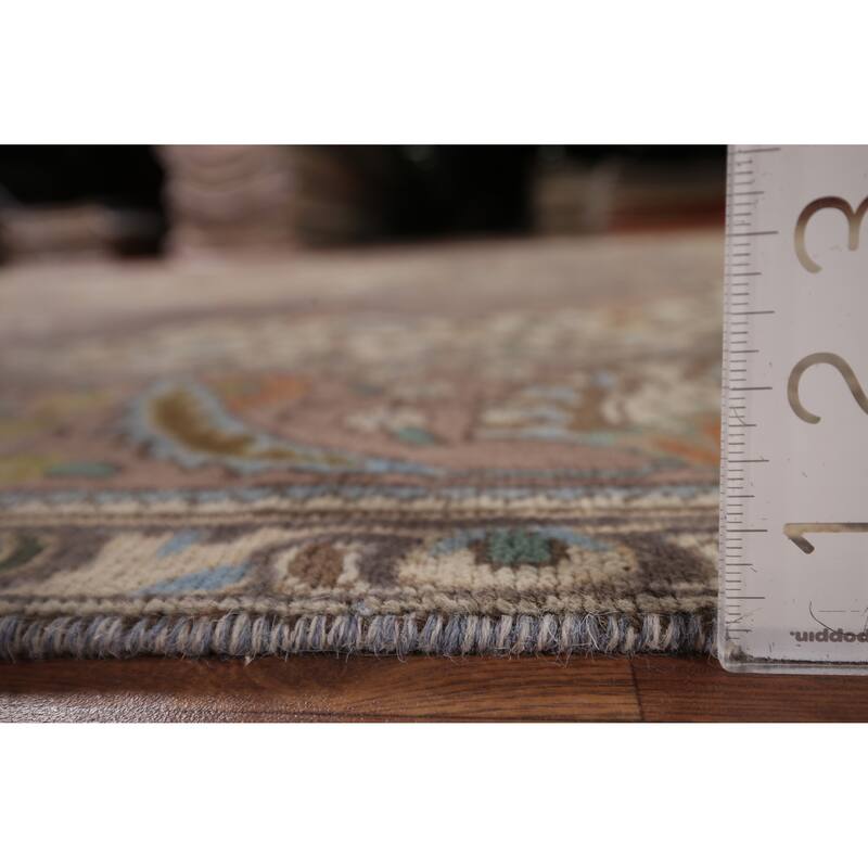 Tabriz Persian Vintage Area Rug Living Room Handmade Wool Carpet - 9'3" x 12'9"
