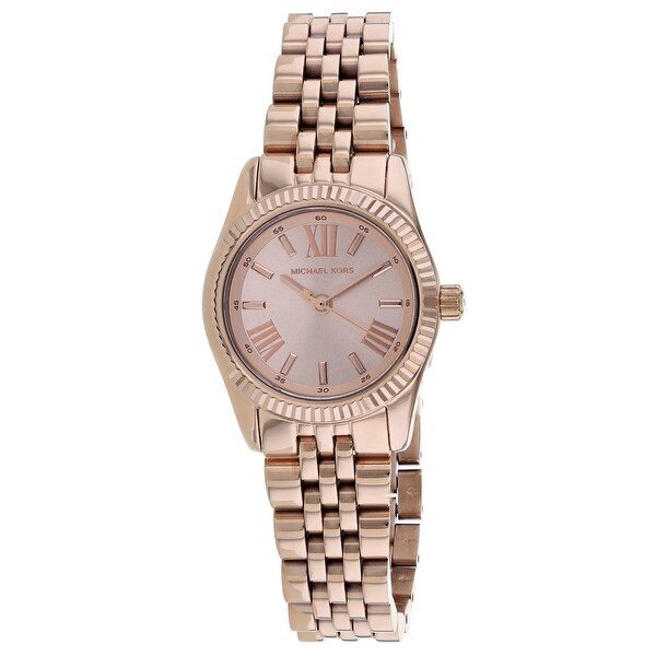 michael kors watch silver and rose gold
