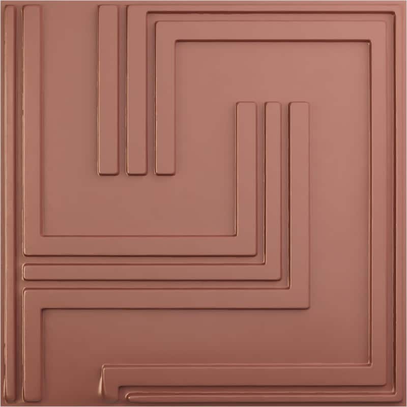 19 5/8"W x 19 5/8"H Geometric EnduraWall Decorative 3D Wall Panel