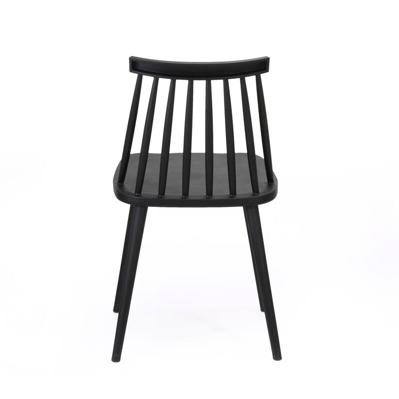 Dunsmuir Plastic Spindle-back Dining Chair (Set of 2) by Christopher Knight Home