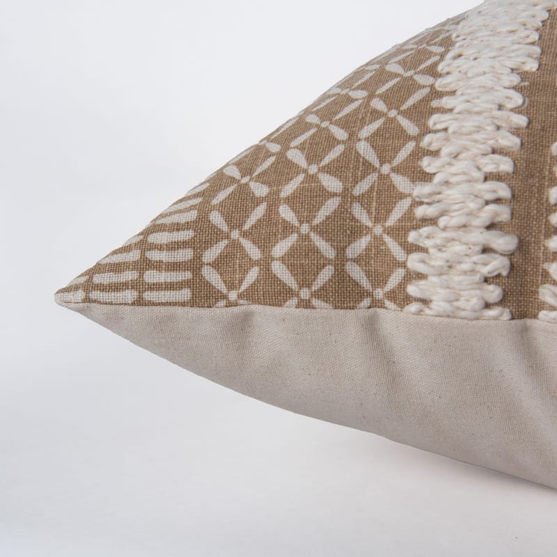 Rizzy Home Textured Stripe Throw Pillow, 20x20