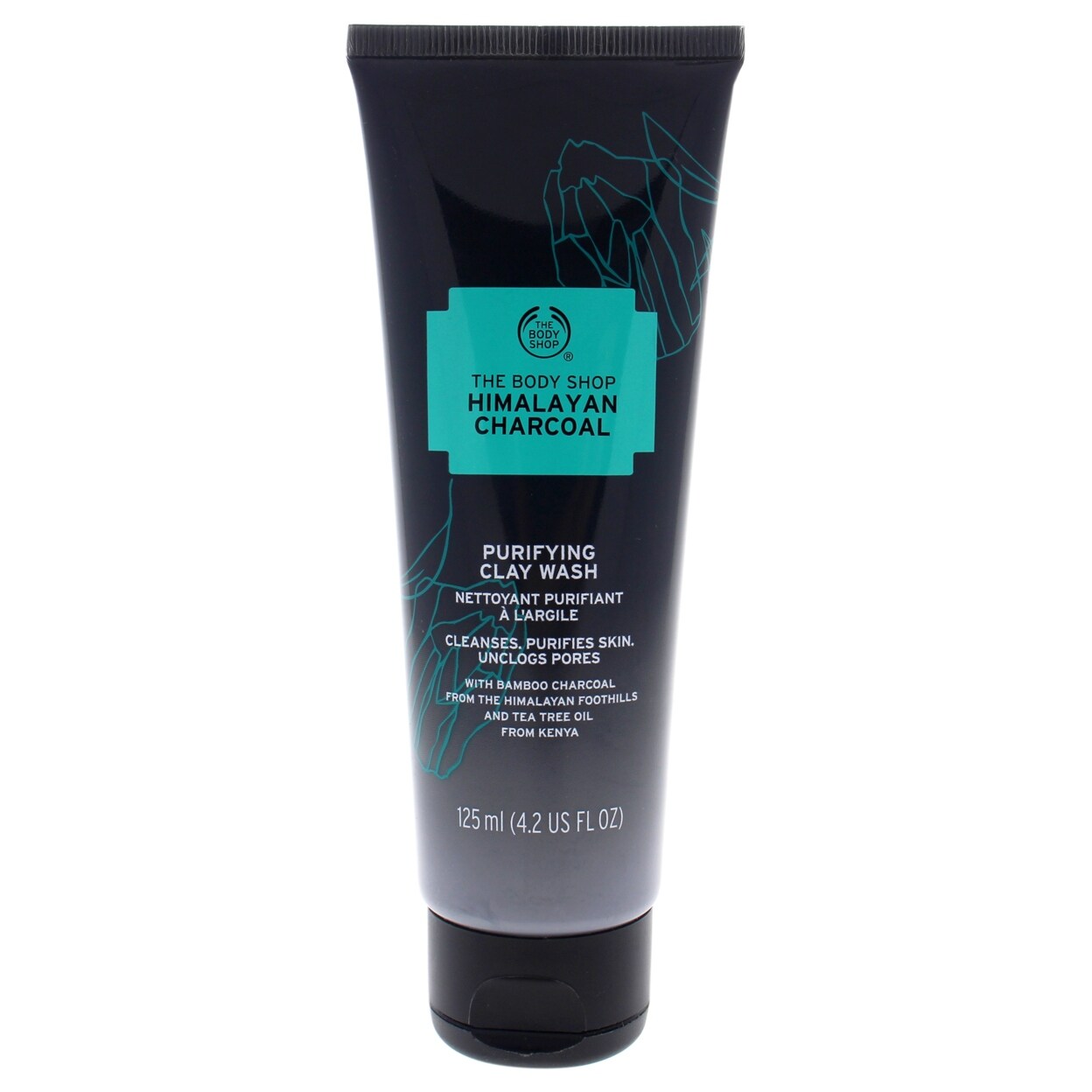 Himalayan Charcoal Purifying Clay Wash By The Body Shop For Women - 4 2 Oz Cleanser