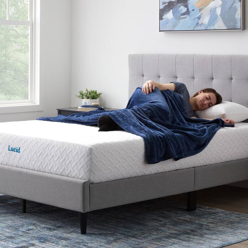 LUCID Comfort Collection 10-inch Luxury Gel Memory Foam Mattress