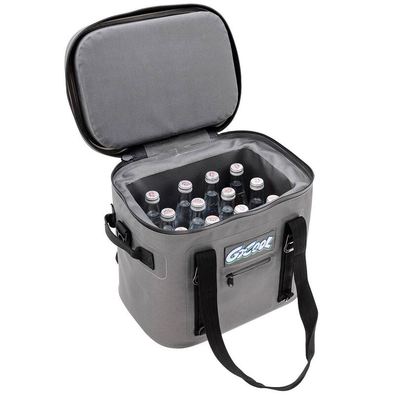 Gymax Insulated Lunch Box Lunch Bag 24-Can Soft Cooler Bag