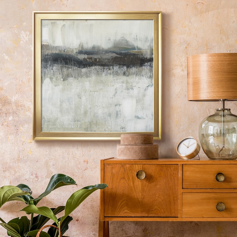 Neutral Horizon Line II-Premium Framed Canvas - Ready to Hang