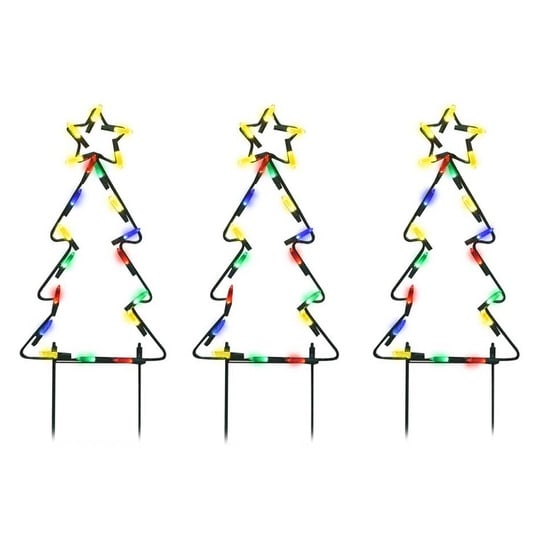 product works 20043 pathway tree christmas decoration multicolored metal frame - Metal Frame Christmas Decorations product works 20043 pathway tree christmas decoration multicolored metal frame - Metal Frame Christmas Decorations