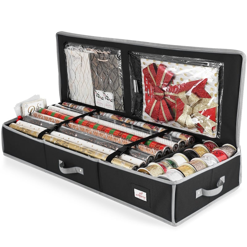 Empyrean Wrapping Paper Storage Container - Medium - Black/Medium