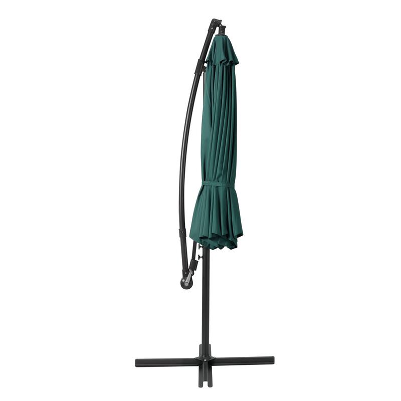 Weller 10-foot Offset Cantilever Hanging Patio Umbrella
