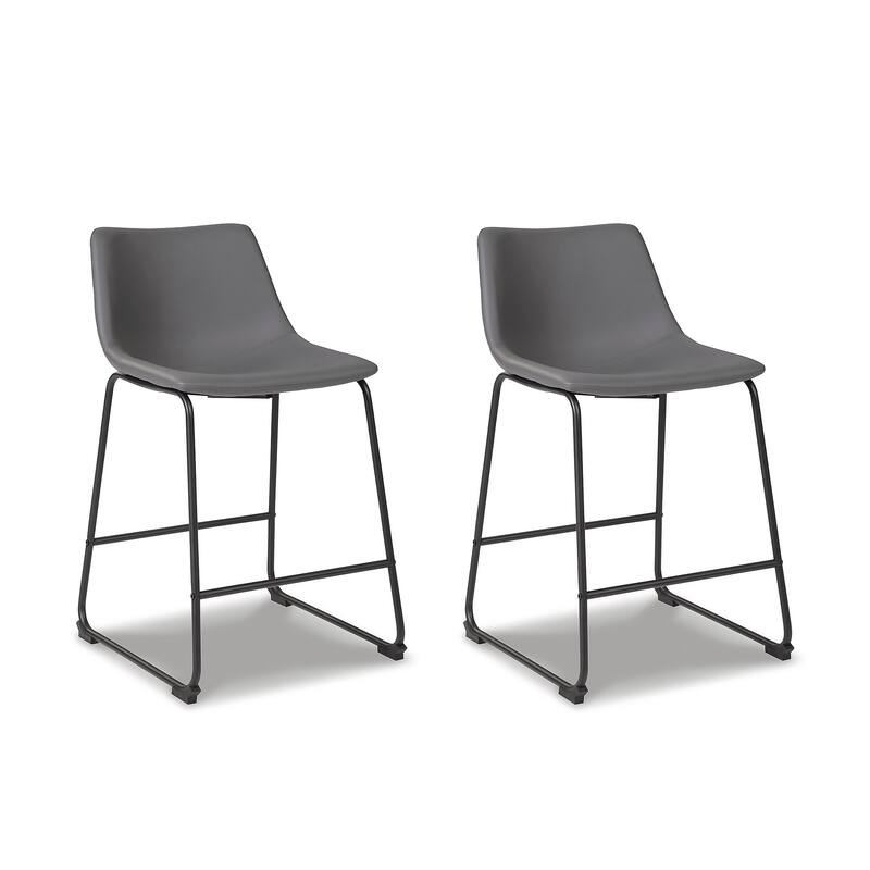 Signature Design by Ashley Centiar Counter Height Bar Stool (Set of 2)