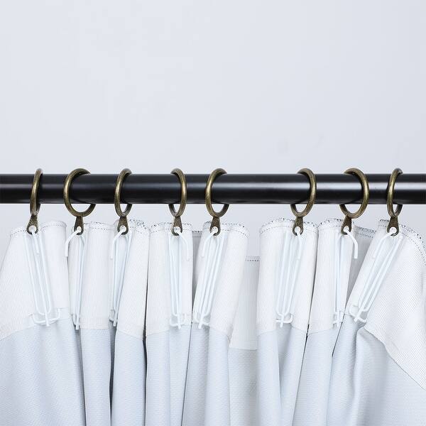 Shop 20 Pack Metal Curtain 1 1 Inch With Eyelet Drape Ring Loops