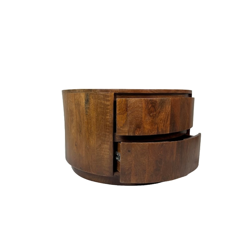 Carolina Living Christa 2-Drawer 30" Round Coffee Table