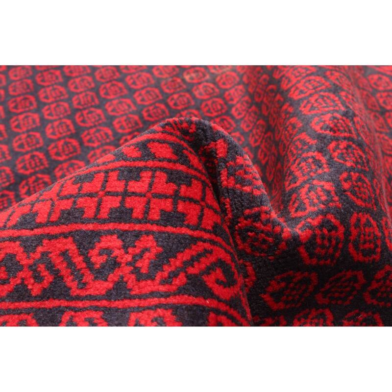 ECARPETGALLERY Hand-knotted Teimani Black Wool Rug - 2'11 x 4'9