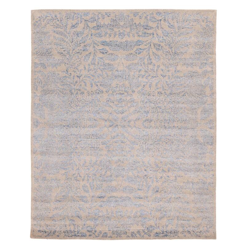 ECARPETGALLERY Hand Loomed Elysian Grey Rug - 8'1 x 9'11