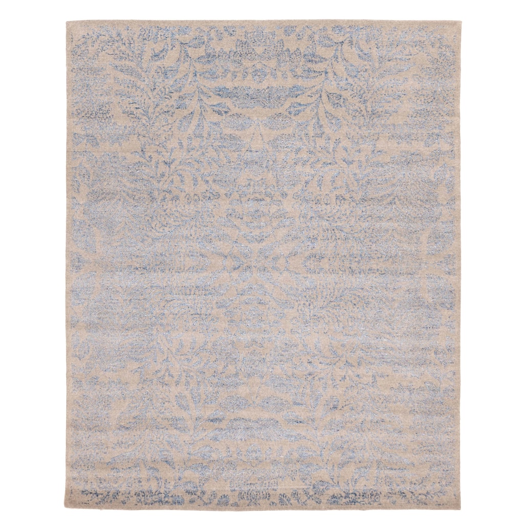 ECARPETGALLERY Hand Loomed Elysian Grey Rug - 8'1 x 9'11