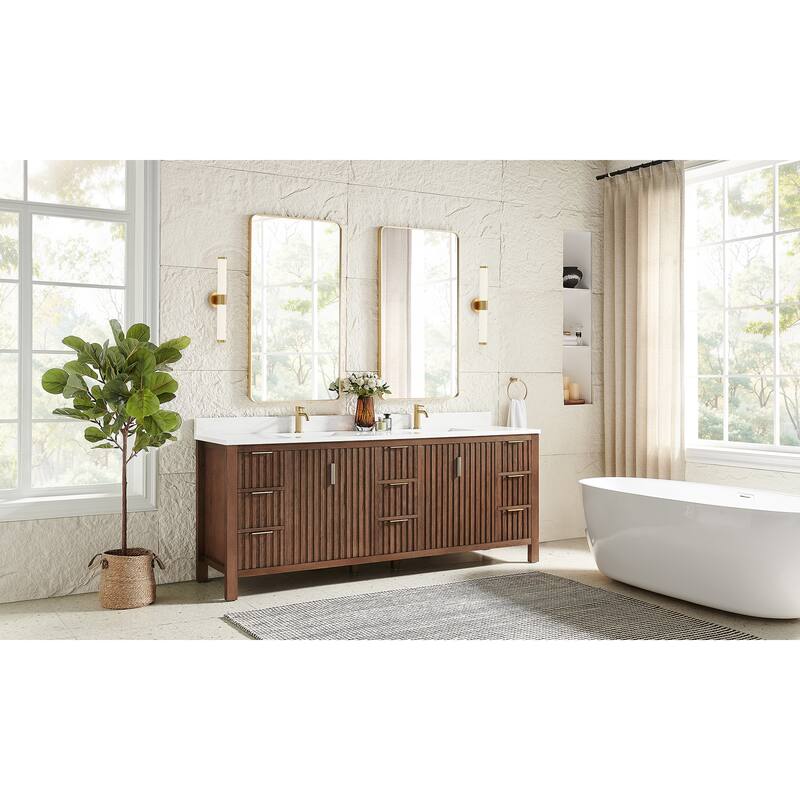 Shenzhen Bath Vanity with Composite Stone Top without Mirror