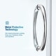 preview thumbnail 9 of 14, OVE Decors Breeze 32 in. Corner Shower Sliding Door with Base and Clear in Chrome