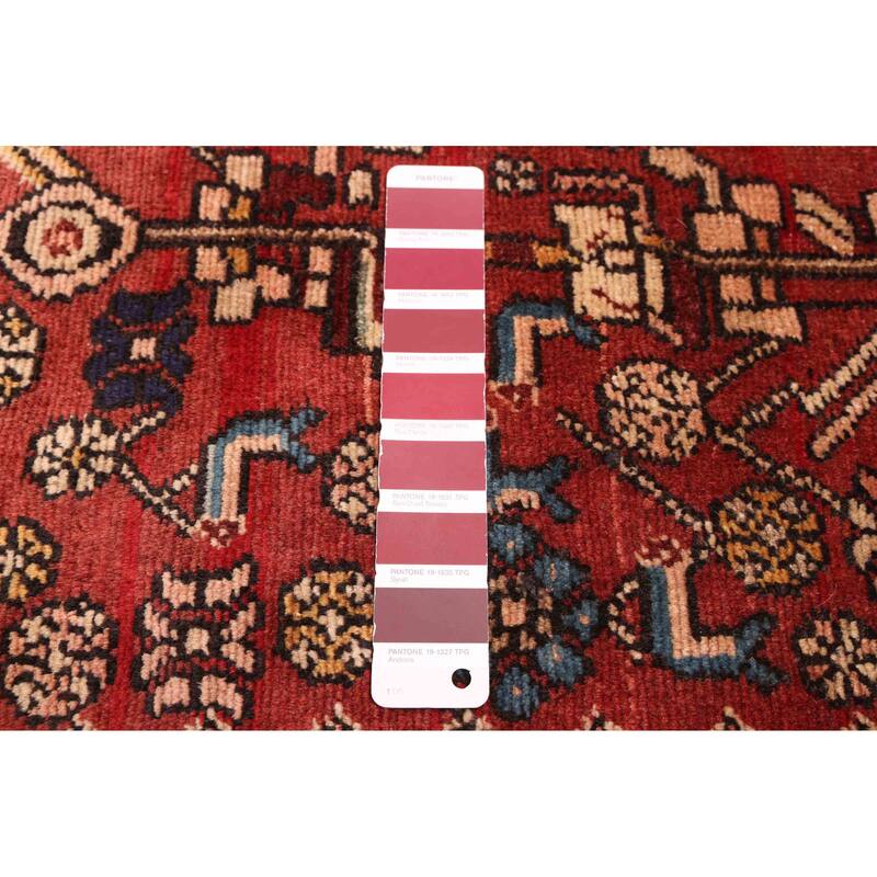 ECARPETGALLERY Hand-knotted Konya Anatolian Red Wool Rug - 4'2 x 8'0