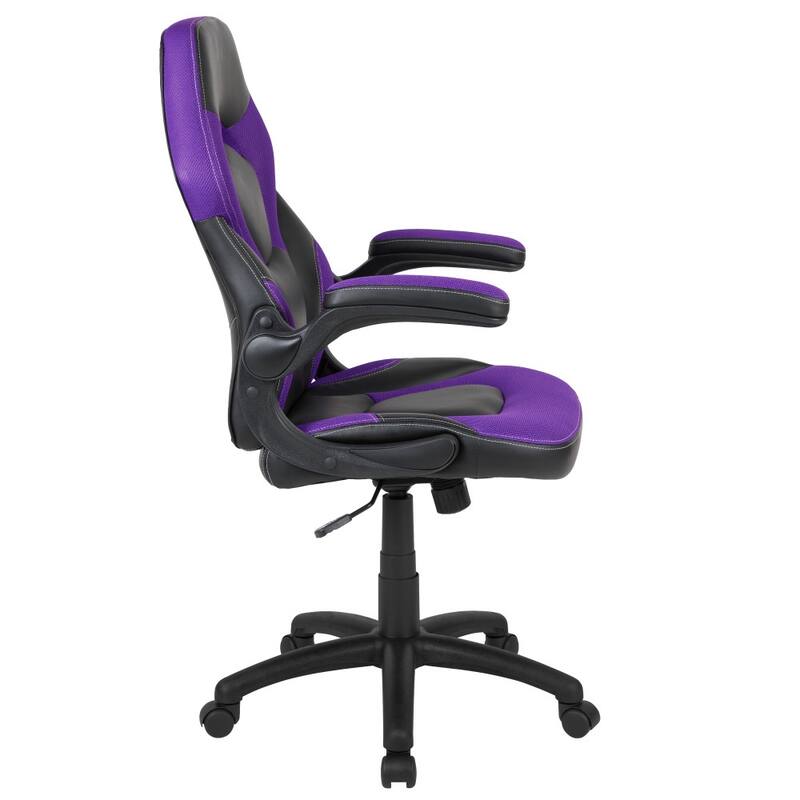 High Back Racing Style Ergonomic Gaming Chair with Flip-Up Arms
