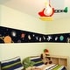 preview thumbnail 3 of 3, Walplus Glow in Dark Walking in the Space Adventure Wall Sticker Decor