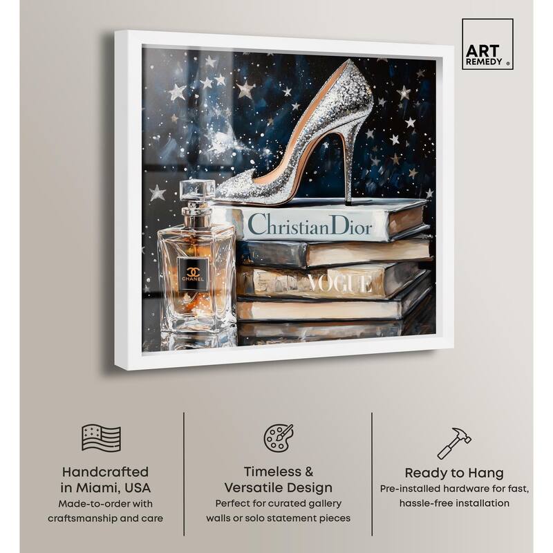 Sparkling Stars Heel Shadowbox by Art Remedy