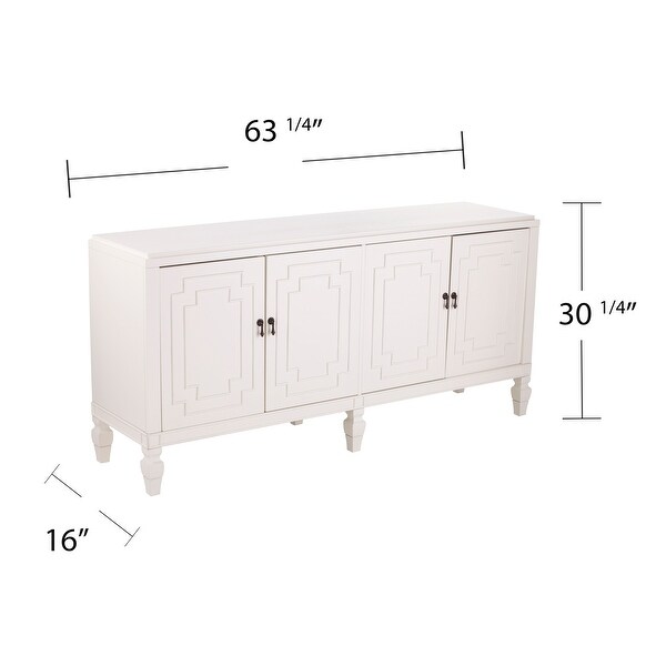 Copper grove taborley transitional white wood accent cabinet deals