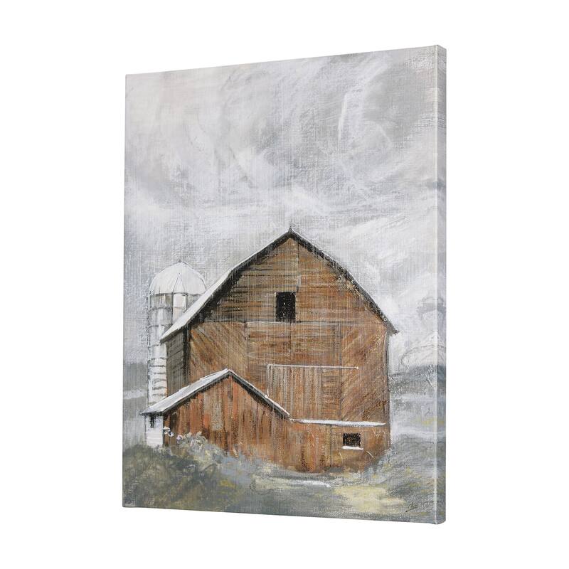 Old Barn I (40 x 50) Canvas Art Print