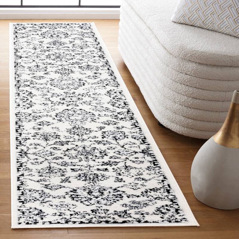 SAFAVIEH Tulum Engelke Boho Rug - 9' x 12' - Ivory Grey/Charcoal