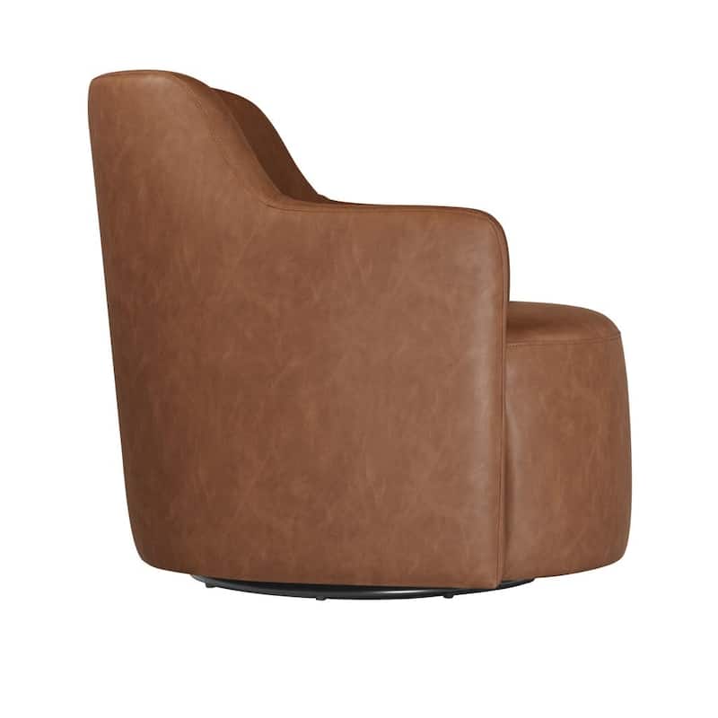 HomePop Upholstered Swivel Accent Chair