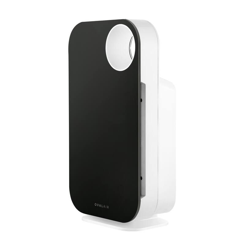 OVAL AIR 3-Stage H13 True HEPA 5-in-1 Air Purifier for Rooms up to 600 sq. ft. reduces Allergies, Asthma, Pets, Odor, Smoke