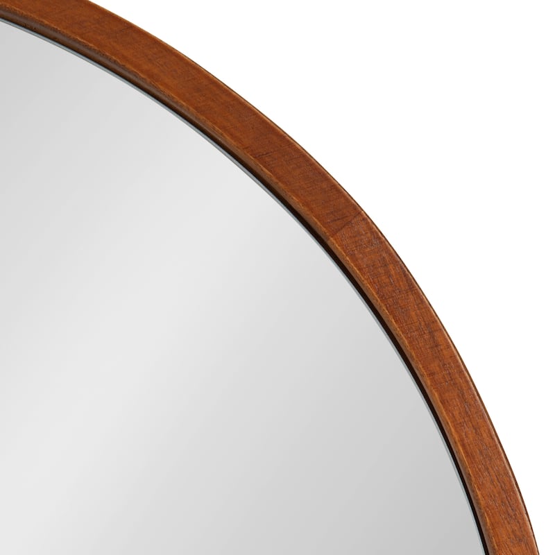 Kate and Laurel Valenti Round Framed Mirror