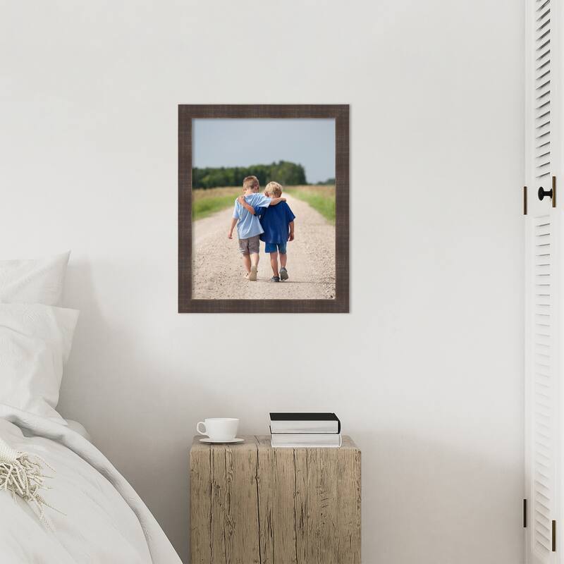 Whiskey Brown Rustic Framed Picture Frame, Photo Frame