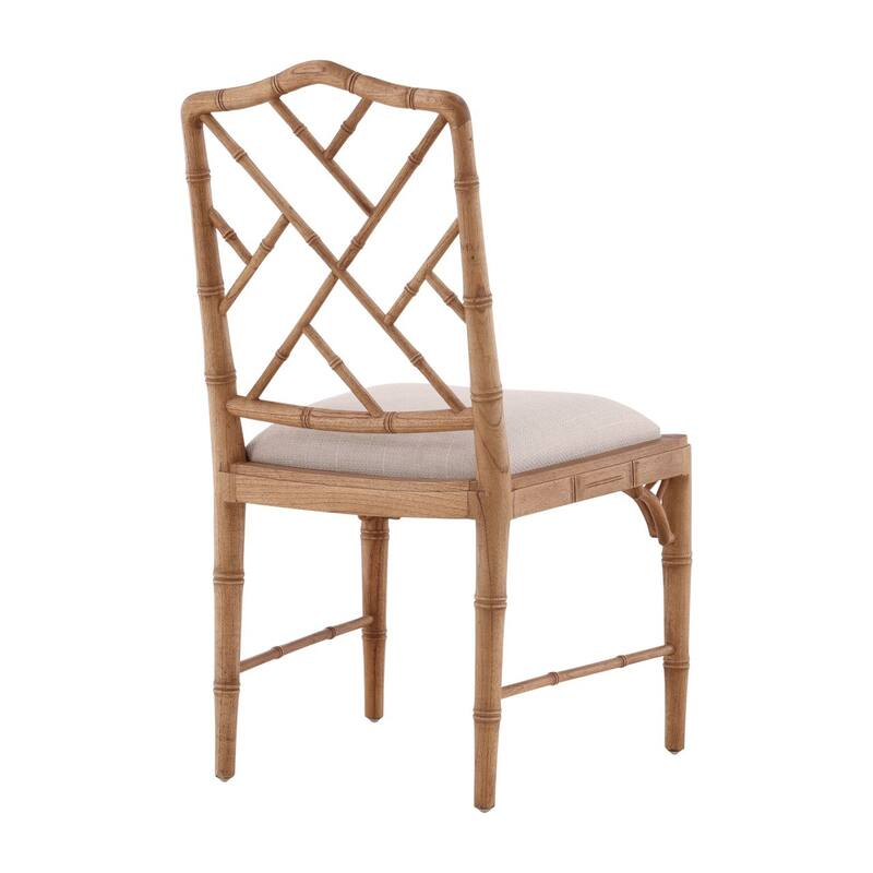 Furniture Classics Sawyer Natural Mahogany Upholstered Sawyer Side Chair