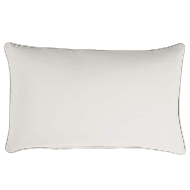 Sunbrella Canvas Indoor/Outdoor 13x20 Corded Lumbar Pillow (Single) - 13 in H x 20 in W x 6 in D - Canvas Melon
