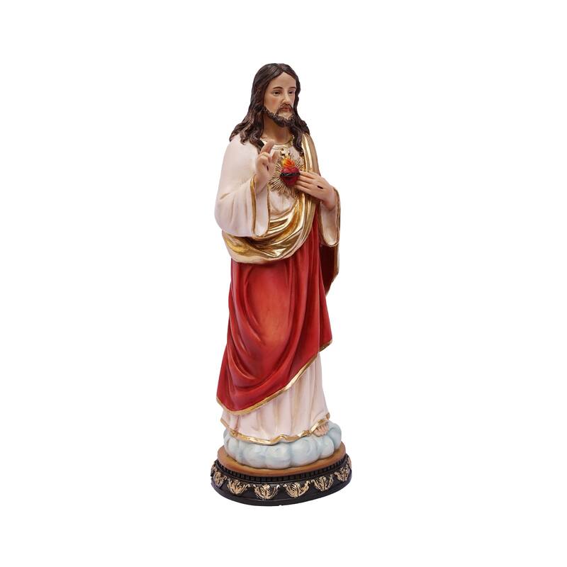 Sacred Heart of Jesus Standing Figurine - 12"