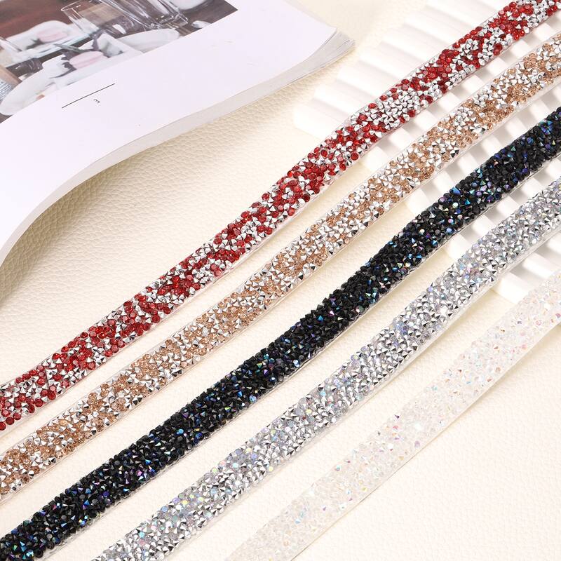Crystal Rhinestone Sticker Ribbon
