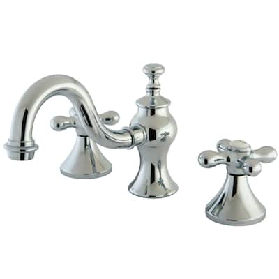 Kingston Brass Victorian Cross Widespread Bathroom Faucet
