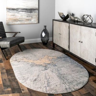 Nuloom Violet Abstract Area Rug