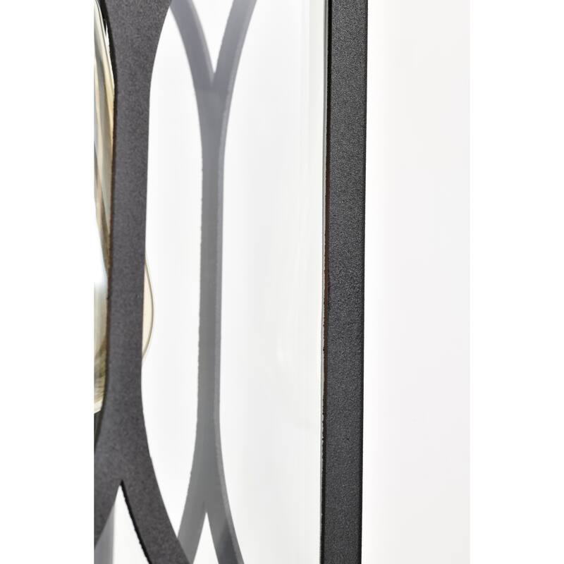 Oaklyn 1 Light Small Wall Lantern Matte Black with Clear Glass
