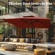 preview thumbnail 3 of 10, MAISON ARTS 12 FT Automatic Hydraulic Cantilever Umbrella Aluminum Pole 360 Degree Rotation